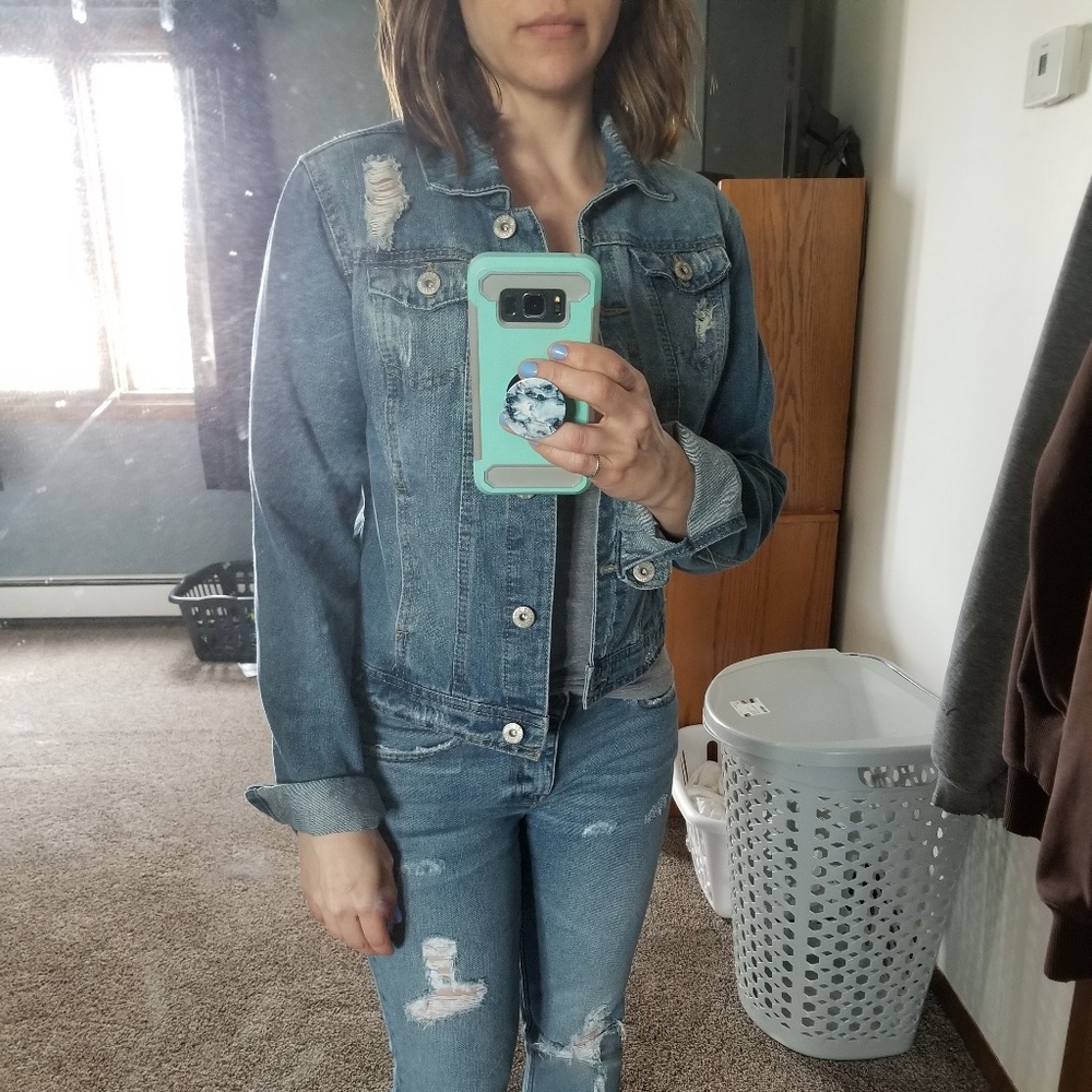Casual Denim Jacket size small